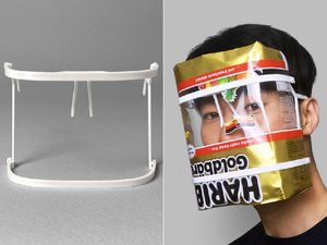 Unik! Face Shield Ini Terbuat dari Daur Ulang Bungkus Makanan Unik! Face Shield Ini Terbuat dari Daur Ulang Bungkus Makanan