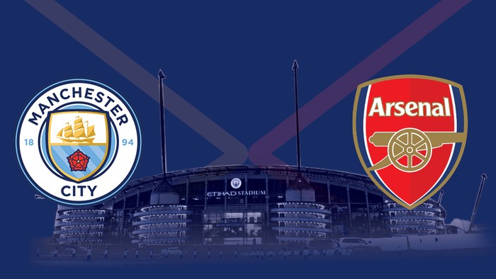 Infografis Manchester City vs Arsenal