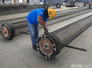 Melihat Pembuatan Beton di Pabrik Waskita