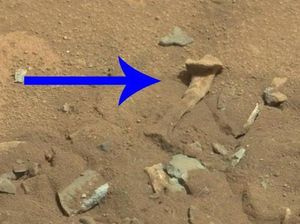 NASA Ungkap Foto Mirip Tulang Manusia di Mars