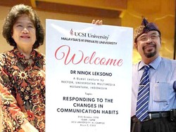 Rektor UMN Diangkat Jadi Guru Besar Tamu di UCSI Malaysia