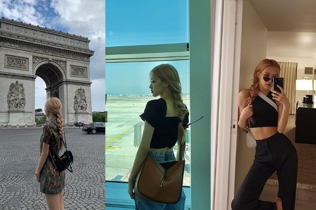 Rosé BLACKPINK cantik dengan rambut dikepang