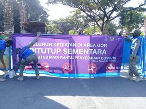 Pemkot Tutup GOR Joyoboyo Agar Kota Kediri Jadi Zona Hijau COVID-19 Pemkot Tutup GOR Joyoboyo Agar Kota Kediri Jadi Zona Hijau COVID-19