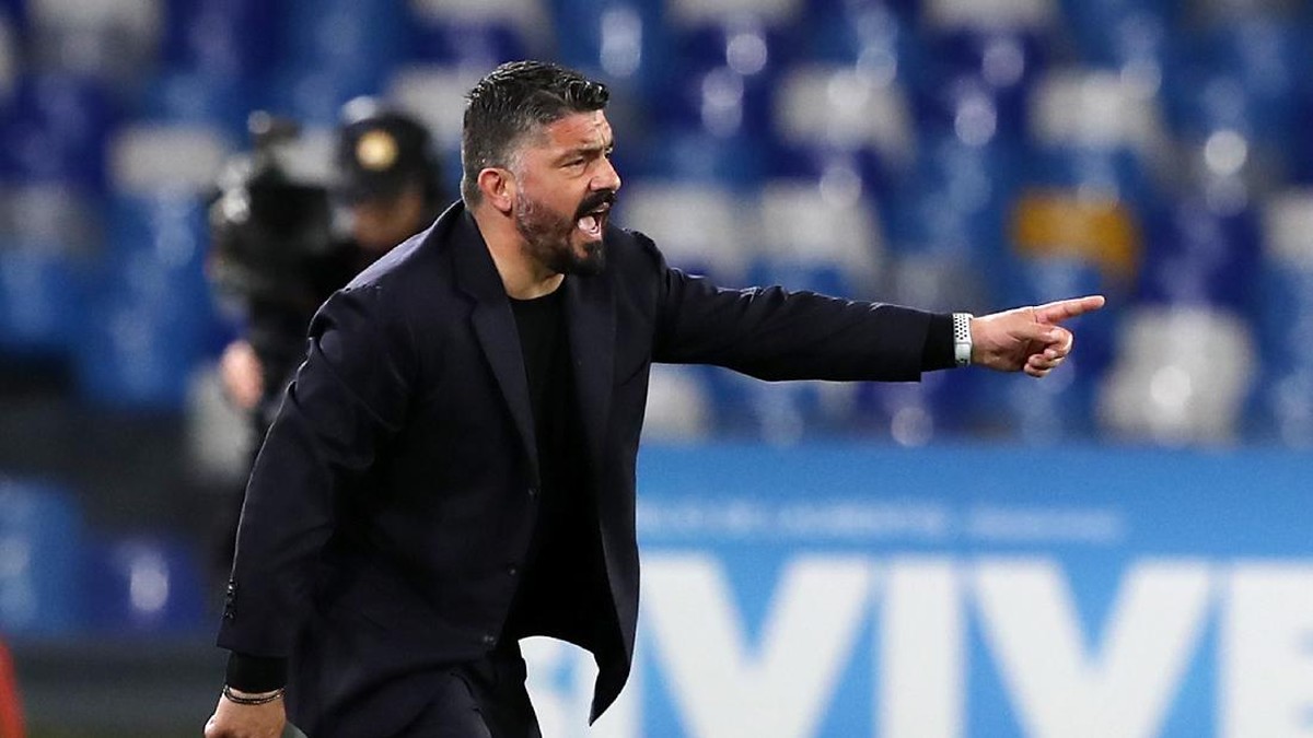 Pelatih Napoli, Gennaro Gattuso. (Foto: Getty Images/Francesco Pecoraro)