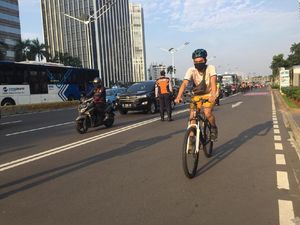 Kadishub DKI: CFD Sudirman-Thamrin Ditiadakan, Jalur Sepeda Tetap Disiapkan Kadishub DKI: CFD Sudirman-Thamrin Ditiadakan, Jalur Sepeda Tetap Disiapkan