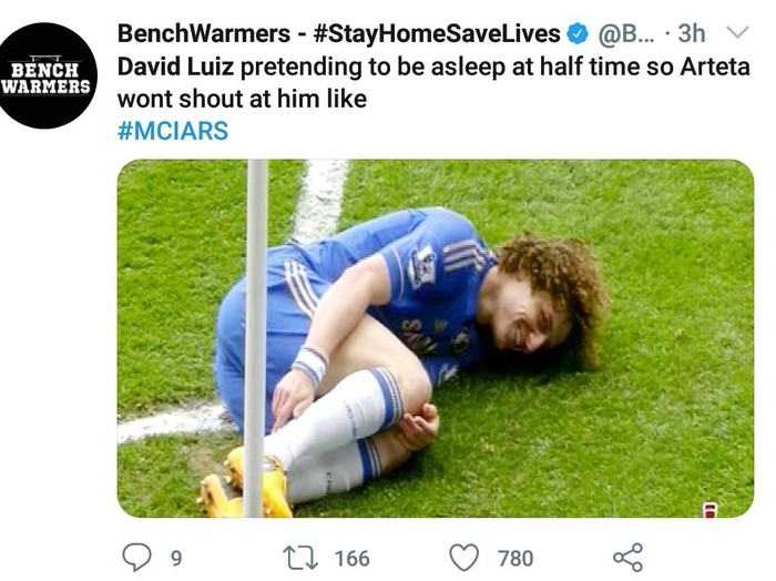 meme david luiz arsenal premier league liga inggris