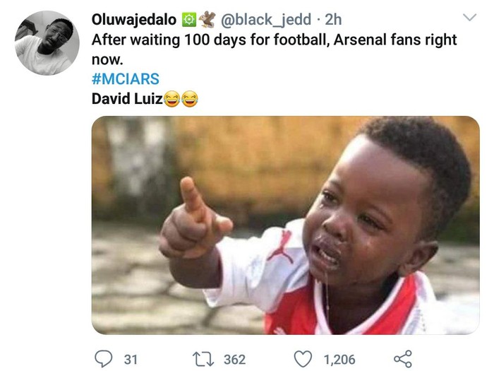 meme david luiz arsenal premier league liga inggris