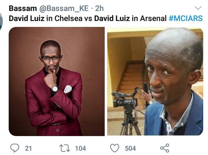 meme david luiz arsenal premier league liga inggris