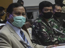 Rapat Bahas Anggaran dengan Komisi I, Prabowo: Semua Fraksi Dukung Perkuat TNI