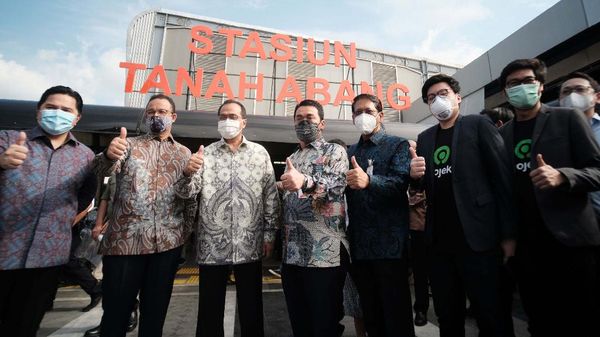 Stasiun Terpadu Tanah Abang Diresmikan
