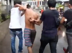 Tegang! Video Polisi Kejar dan Tangkap Residivis Pencurian