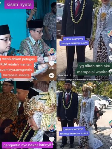 Viral Petugas KUA Menikahkan Mantan Istri dengan Temannya Sendiri