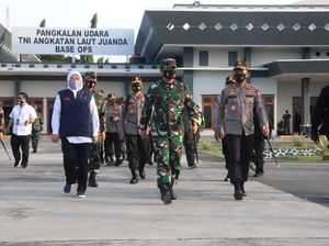 Panglima TNI dan Kapolri Pimpin Rapat Penanganan COVID-19 di Jatim