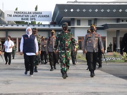 Panglima TNI dan Kapolri Pimpin Rapat Penanganan COVID-19 di Jatim