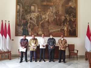 Bertemu Jokowi di Bogor, Ini yang Dibahas Para Pimpinan DPD RI