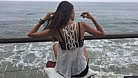 Saat ini Rebecca juga dilaporkan masih menimba ilmu di Marangoni Institute, Italia, dengan jurusan Fashion dan Design. (Foto: Facebook Rebecca Dumitrescu)
