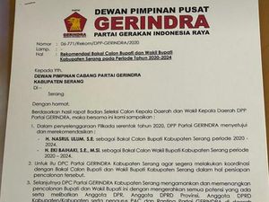 Gerindra Usung Kader Golkar di Pilkada Kabupaten Serang