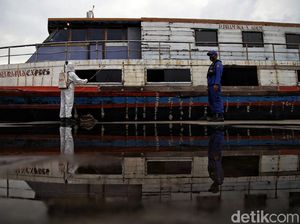 Kapal Penumpang di Kali Adem Siap Wara-wiri Saat New Normal