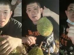 Hii..! Penjual Ini Lakukan Lelang Durian Online di Tengah Kuburan