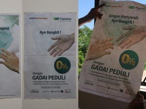 Cara Unik Pegadaian Sampaikan Pesan untuk Bangkit di Masa Pandemi