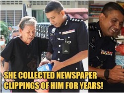 Polisi Ini Kenang Kebaikan Wanita yang Beri Ia Bakpao 30 Tahun Lalu