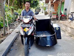 Sosok Difabel Inspiratif Tempuh Klaten-Jogja Demi Memburu Rezeki
