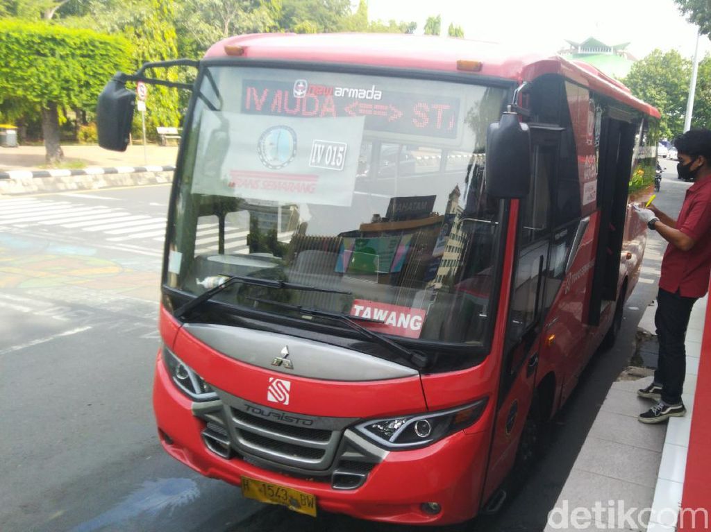 Intip Persiapan Angkutan Kota di Semarang Jelang New Normal