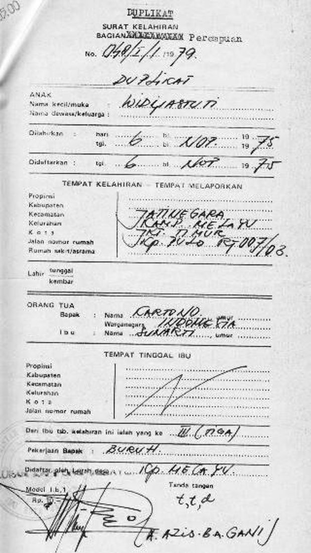 Terungkap Akta Kelahiran Widyastuti, WN Belanda yang Cari Ibu Kandung