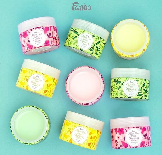 Fanbo All in One Deep Cleansing Balm hadir dalam tiga varian yang cocok untuk berbagai jenis kulit.