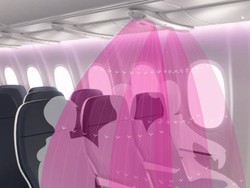 Ini Perisai Siluman Pencegah Penyebaran Corona di Pesawat