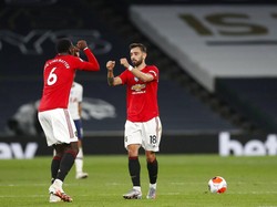 Kata Bruno Fernandes soal Pogba Usai Main Bareng Lawan Spurs