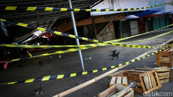 Pasar Minggu Ditutup 3 Hari Imbas 3 Pedagang Positif Corona