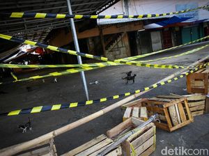 Pasar Minggu Ditutup 3 Hari Imbas 3 Pedagang Positif Corona