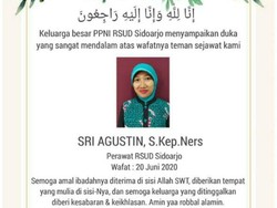 Tenaga Medis RSUD Sidoarjo Kembali Meninggal, Positif COVID-19