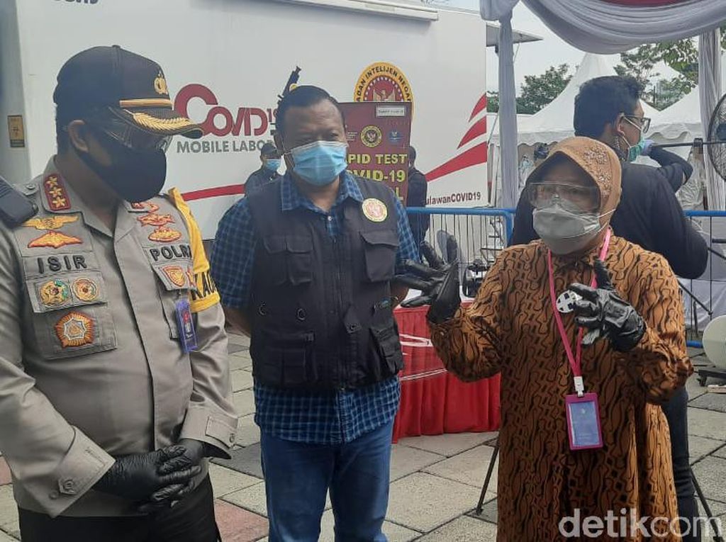 Risma Sebut Tren Kesembuhan Kasus COVID-19 Surabaya Tinggi di Indonesia Risma Sebut Tren Kesembuhan Kasus COVID-19 Surabaya Tinggi di Indonesia