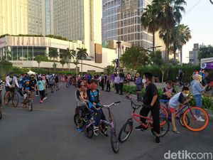 CFD Pertama di Era Transisi, Masih Banyak yang Bawa Anak 9 Tahun ke Bawah