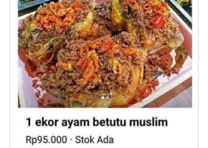 ayam betutu muslim