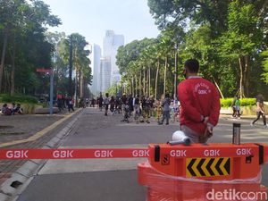 Ada Pembatas, Pesepeda Dilarang Melintas ke Sekitar Ring Road GBK Ada Pembatas, Pesepeda Dilarang Melintas ke Sekitar Ring Road GBK