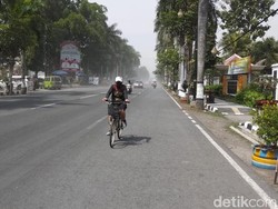 Magelang Diguyur Hujan Abu Erupsi Gunung Merapi