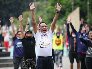 WAH, Cara Menpora Ajak Warga Berolahraga di Tengah Pandemi Corona