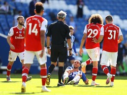 Akhir Brighton Vs Arsenal: Guendouzi Cekik Maupay