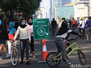 Tutup-Buka Kawasan Pesepeda Jakarta Hanya Berselang 2 Pekan