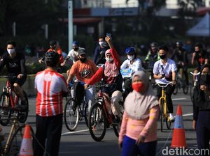 Sepeda di Mana-mana, Demam Gowes Juga Melanda CFD Pertama Masa Transisi Sepeda di Mana-mana, Demam Gowes Juga Melanda CFD Pertama Masa Transisi