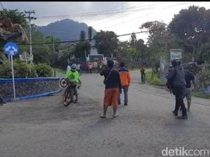 Gunung Merapi Erupsi, Pesepeda di Kaliurang Sleman Diminta Turun
