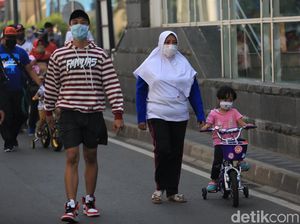 Suasana CFD Alternatif  di Cipete Ramai Warga Olahraga