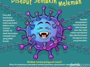 Virus Corona Disebut Melemah, Mutasi atau Faktor Cuaca?