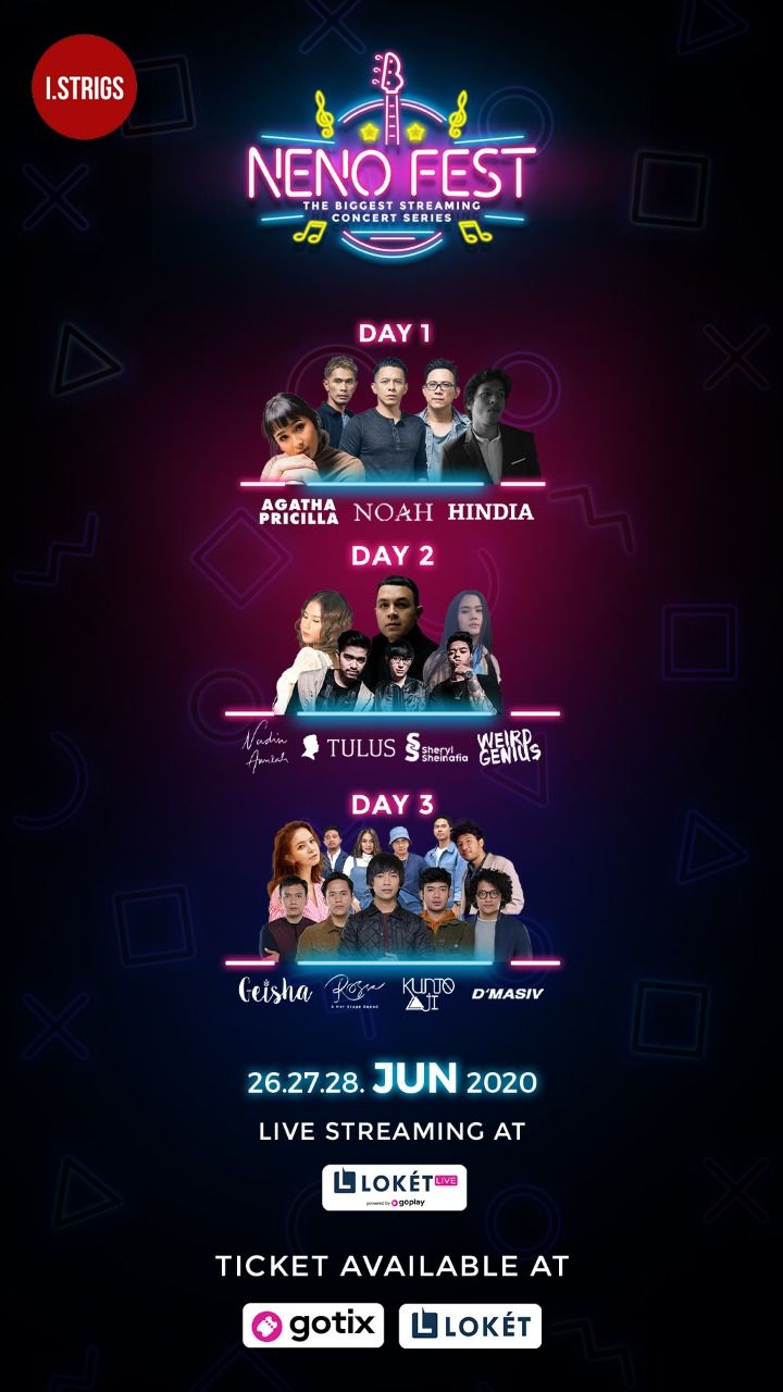 Ayo Serbu Ada 10 Tiket Gratis Nonton NENO FEST!
