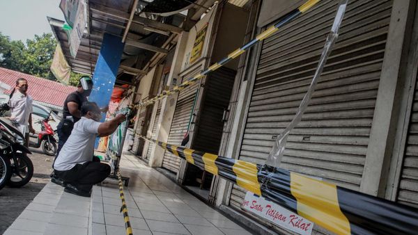 Penerapan Protokol Kesehatan di Pasar Pesanggrahan