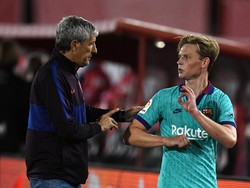 Setien Bantah Isu De Jong Absen Hingga Akhir Musim