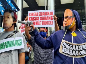 Sidang Kasus Novel Kembali Diwarnai Aksi